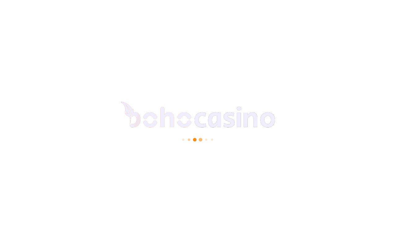 Boho Casino homepage screenshot